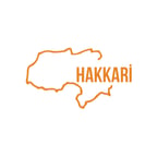 Hakkari Harita Araba Sticker 17x17 Cm Turuncu