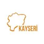 Kayseri Harita Araba Sticker 17x17 Cm Turuncu