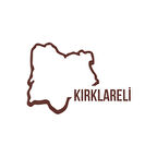Kırklareli Harita Araba Sticker 17x17 Cm Kahverengi