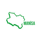 Manisa Harita Araba Sticker 17x17 Cm Yeşil