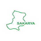 Sakarya Harita Araba Sticker 17x17 Cm Yeşil