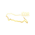 Iğdır Harita Araba Sticker 17x17 Cm Gold