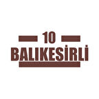 10 Balıkesirli Araba Sticker 17x17 Cm Kahverengi