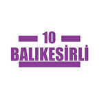10 Balıkesirli Araba Sticker 17x17 Cm Mor