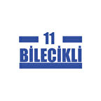 11 Bilecikli Araba Sticker 17x17 Cm Mavi