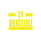 20 Denizlili Araba Sticker 17x17 Cm Sarı