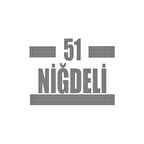 51 Niğdeli Araba Sticker 17x17 Cm Gri