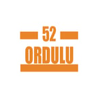 52 Ordulu Araba Sticker 17x17 Cm Turuncu