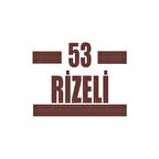 53 Rizeli Araba Sticker 17x17 Cm Kahverengi