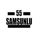 55 Samsunlu Araba Sticker 17x17 Cm Siyah