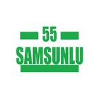 55 Samsunlu Araba Sticker 17x17 Cm Yeşil