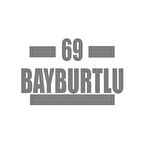69 Bayburtlu Araba Sticker 17x17 Cm Gri