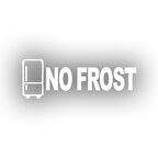 No Frost Araba Sticker 17x17 Cm Beyaz