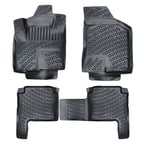 Hyundai Santa Fe 2006-2012 Havuzlu Paspas | 7 Koltuklu - Siyah