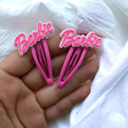 Barbie'li Çıtçıt Toka