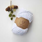 İnce Koton Makrome İpi // 1,5MM // 033 // Kar Beyaz