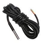 DS18B20 5 Metre Kablolu Su Geçirmez Dijital Sıcaklık Sensörü