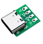 USB Type C 4 Pin DIP Çevirici Pcb Usb Dip Adaptör Kart