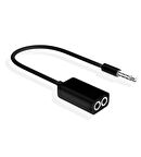 Mp3 Mp4 iPod iPhone iPad Pc Notebook Kulaklık Çoklayıcı Splitter - Siyah