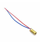 Kablolu Nokta Lazer Modül Metal Kafa 3V 5V 650nm Kırmızı