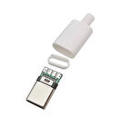 Type-c Usb 3.1 Şarj Soketi 24 Pin Erkek Fiş - Beyaz