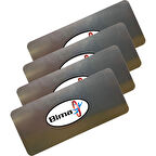 Bima Rötuş Rütüş Rutuş Çeliği 4cmx9cm 4 Adet Fiyatıdır Ekstra Çapağı Alınmıştır