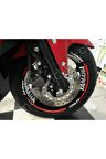  MOTOSİKLET Ön/Arka Takım Jant Şeridi YAMAHA Nmax Uyumlu 