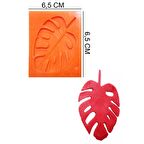 Tropikal Yaprak Silikon Şeker Hamuru, Sabun, Mum Kalıp