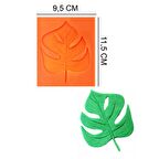 Tropikal Palmiye Yaprak Silikon Şeker Hamuru, Sabun, Mum Kalıp