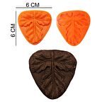 Yaprak Silikon Şeker Hamuru, Sabun, Mum Kalıp