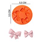 Fiyonk Kurdele Silikon Şeker Hamuru, Sabun, Mum Kalıp