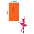 Balerin Silikon Şeker Hamuru, Sabun, Mum Kalıp