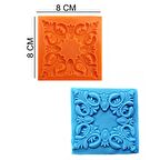 Dekor Silikon Şeker Hamuru, Sabun, Mum Kalıp