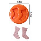 Çoraplar Silikon Şeker Hamuru, Sabun, Mum Kalıp