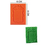 Çerçeve Silikon Şeker Hamuru, Sabun, Mum Kalıp