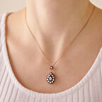 0.18 Karat Elmas Fantezi Kolye