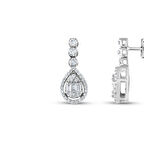 Baget Pırlanta Fantezi Küpe