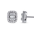 Baget Pırlanta Küpe