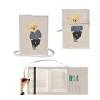 Teddy Bear Nakışlı Kitap - Tablet - Ebook Çantası / Kılıfı