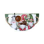 Yarım Ay Şeklinde Sunumluk, Tepsi - Yılbaşı, Noel, Özel Etkinlik, Sunumluk