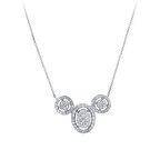 0.57 Karat Pırlanta Tria Kolye