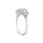 0.06 Karat Pırlanta Beştaş Yüzük