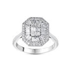 0.63 Karat Baget Pırlanta Yüzük