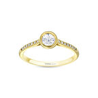 0.14 Karat Pırlanta Tektaş Yüzük