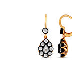 0.09 Karat Elmas Fantezi Küpe