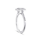 0.50 Karat Baget Pırlanta Yüzük