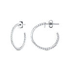 0.24 Karat Pırlanta Halka Küpe