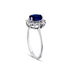 0.05 Karat Safir Taşlı Pırlanta Yüzük