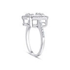 0.67 Karat Baget Pırlanta Yüzük