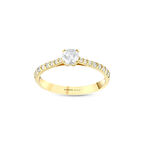 0.35 Karat Pırlanta Tektaş Yüzük